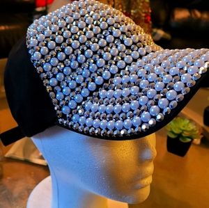 Hat! Fancy CAP** "Royalty Diamonds & Pearls"